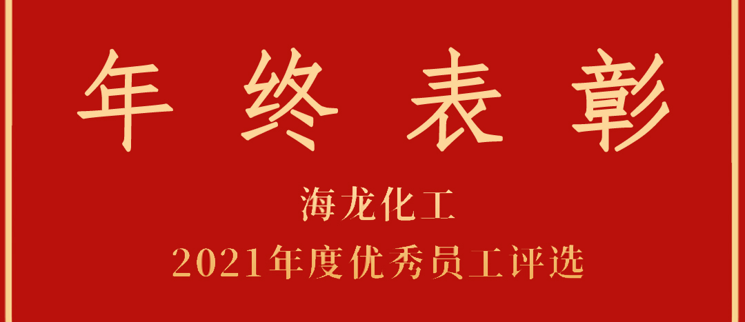 <strong>表彰！海龍化工2021年度優秀員工優秀部門評選</strong>